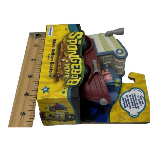 SpongeBob Movie Bikini Bottom Boaters Gary Vehicle Figure Toy NEW Nickelodeon - Picture 7 of 8